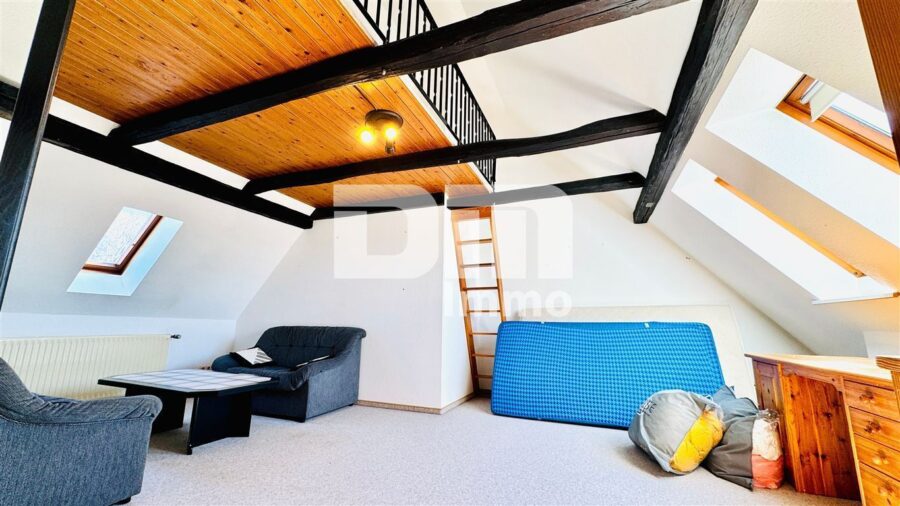 Großer Dreiseithof mit 2 bis 3 Wohneinheiten, 3 Nebengebäuden + großem Grundstück - DG Gebäudeteil 1 / Studio